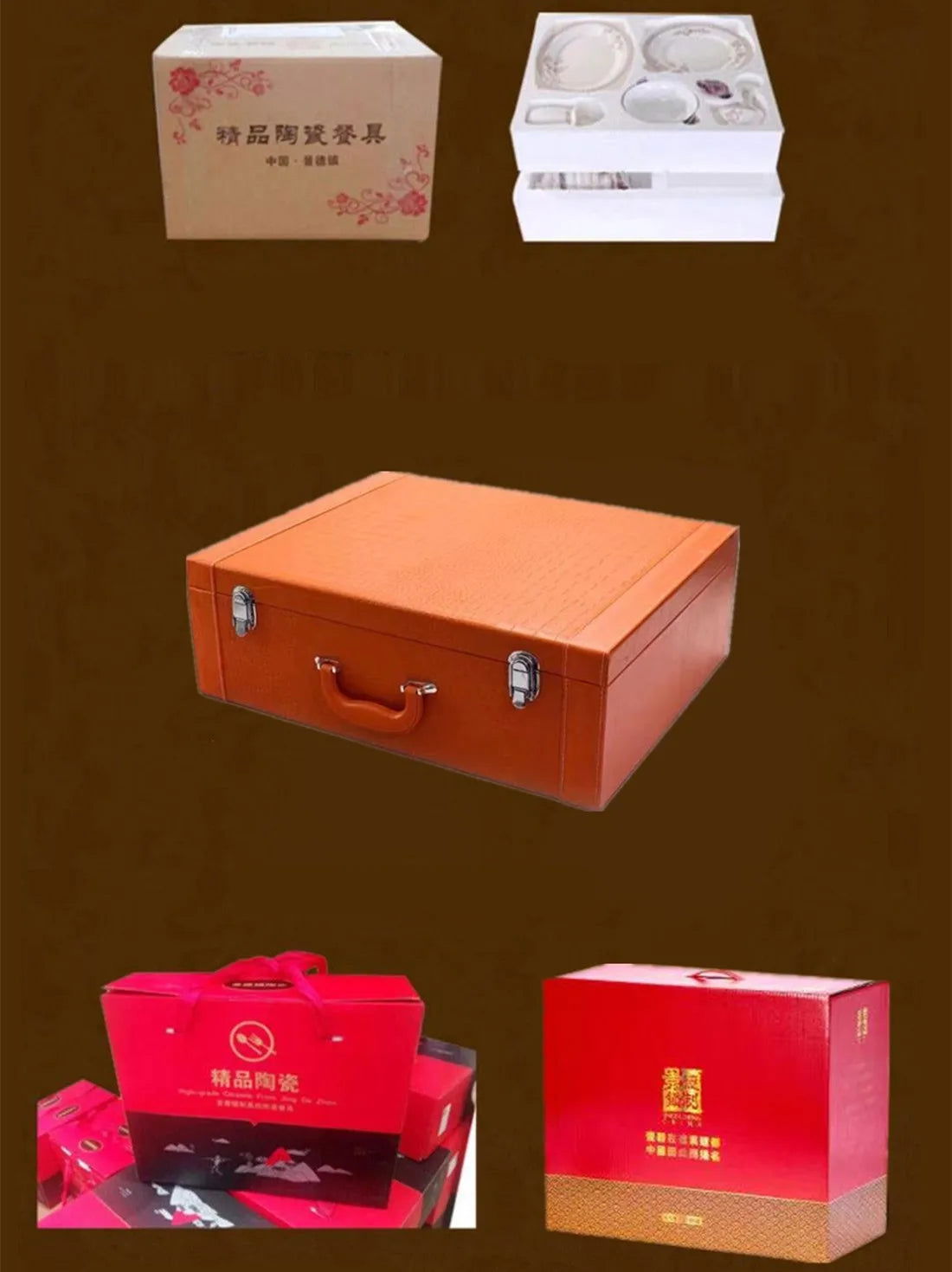 Luxury Tableware Set Golden Bone China Ceramic Plates Dinner Set 58pcs Royal Porcelain Dinnerware - Grand Goldman