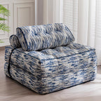 MAXYOYO Folding Sofa Bed, Convertible Sleeper Chair with Pillow Foldable Mattress with Back Support, Portable Fold Out Chair Bed Comfy Floor Sofa Lounge for Living Room Bedroom, Dark Grey, Single - Grand Goldman