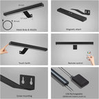 MIOBLUE Wireless Picture Lights,Rechargeable Battery Art Display Light with Remote Control, Dimmable/Timer Off Dartboard Light, 16 Inch Full Metal Accent Light with 40LEDs for Paintings,Picture,Frame - Grand Goldman