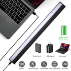 MIOBLUE Wireless Picture Lights,Rechargeable Battery Art Display Light with Remote Control, Dimmable/Timer Off Dartboard Light, 16 Inch Full Metal Accent Light with 40LEDs for Paintings,Picture,Frame - Grand Goldman