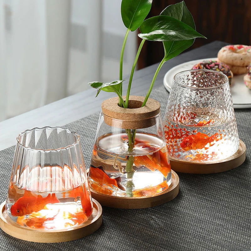 transparent glass pots for plants MULLER Hydroponic Flower Plant Vase Modern Simple Transparent Glass Wi – Grand Goldman