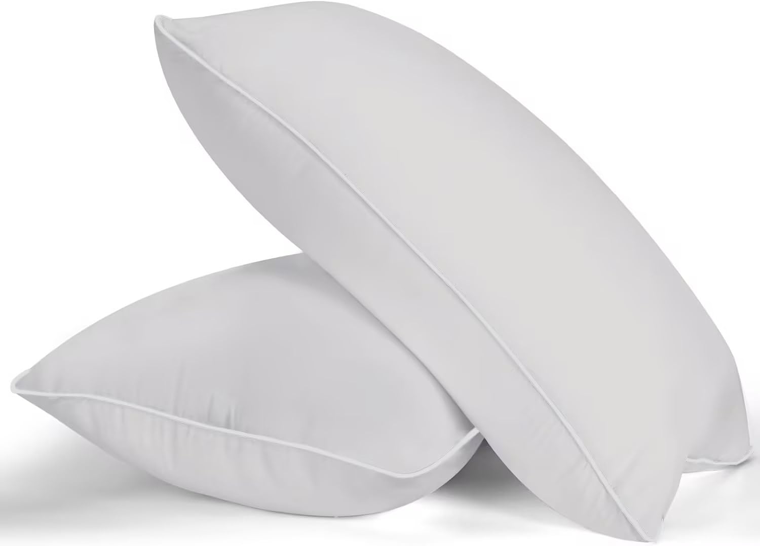 MZOIMZO Bed Pillows for Sleeping- Standard Size, Set of 2, Cooling Hotel Quality with Premium Soft Down Alternative Fill for Back, Stomach or Side Sleepers, 43x66CM - Grand Goldman
