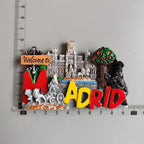 Madrid Barcelona fridge magnets Spain Tourist Souvenirs Flamenco Dance Girl Pamplona Valencia Magnets for Refrigerators Decor - Grand Goldman