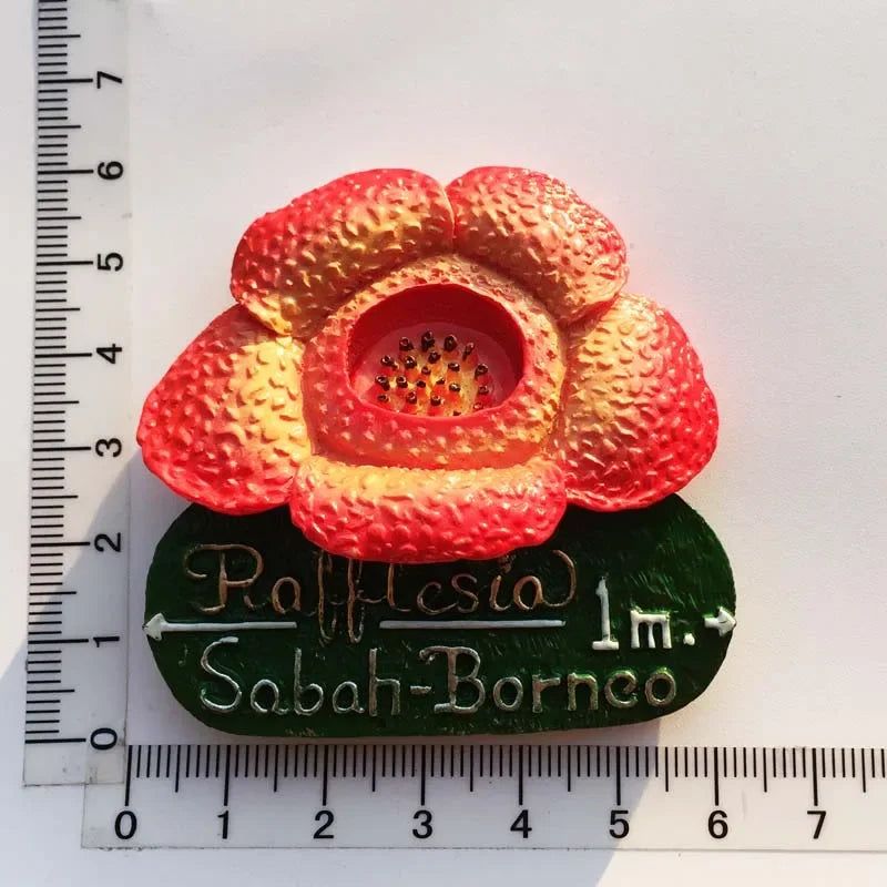 Malaysian Lumpur Fridge Magnet Souvenirs for The House Decoration Landmark Twin Towers Sabah Borneo 3d Refrigerator Stickers - Grand Goldman