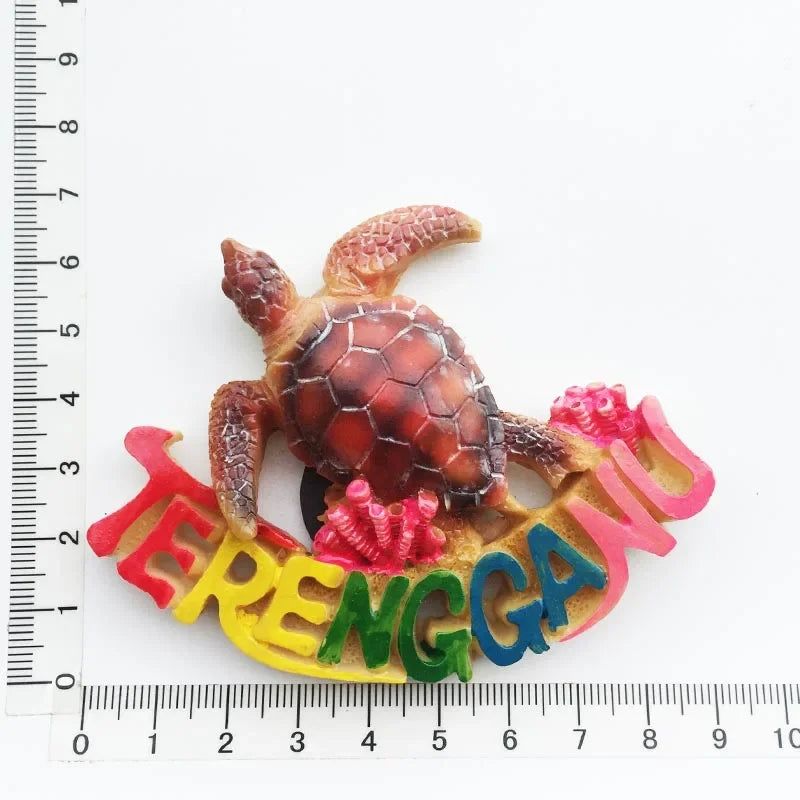 Malaysian Lumpur Fridge Magnet Souvenirs for The House Decoration Landmark Twin Towers Sabah Borneo 3d Refrigerator Stickers - Grand Goldman