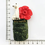 Malaysian Lumpur Fridge Magnet Souvenirs for The House Decoration Landmark Twin Towers Sabah Borneo 3d Refrigerator Stickers - Grand Goldman