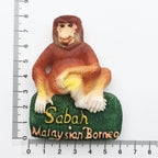 Malaysian Lumpur Fridge Magnet Souvenirs for The House Decoration Landmark Twin Towers Sabah Borneo 3d Refrigerator Stickers - Grand Goldman