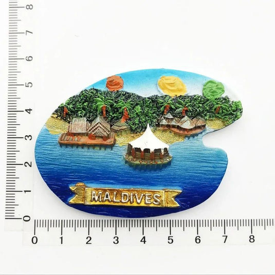 Maldives Tourism Souvenir Fridge Magnets Cute Turtle Crafts Resin Magnetic Refrigerator Magnets Collection Gifts for Family - Grand Goldman