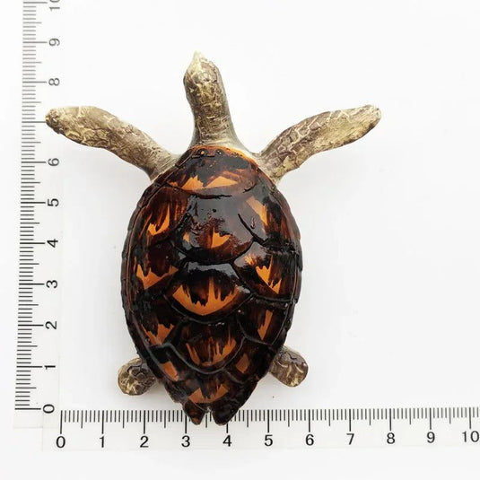 Maldives Tourism Souvenir Fridge Magnets Cute Turtle Crafts Resin Magnetic Refrigerator Magnets Collection Gifts for Family - Grand Goldman