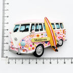 Maldives fridge magnets tourist souvenir 3D resin Magnetic Refrigerator Stickers  Hand Gifts home decor travel gifts idea - Grand Goldman