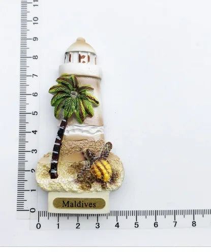 Maldives fridge magnets tourist souvenir 3D resin Magnetic Refrigerator Stickers  Hand Gifts home decor travel gifts idea - Grand Goldman