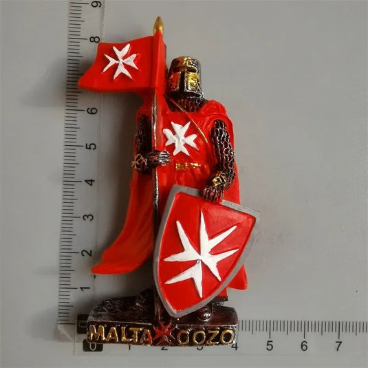 Malta Fridge Magnets Spain Scotland Warrior Portrait Magnet for Refrigerators 3d Resin Brugge Samurai Gift Ideas Decor Souvenir - Grand Goldman