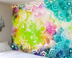 Mandala Series Printed Home Tapestry Wall Hanging Beach Towel Sitting Blanket - Grand Goldman