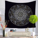 Mandala flower wall hanging beach blanket decoration tapestry - Grand Goldman