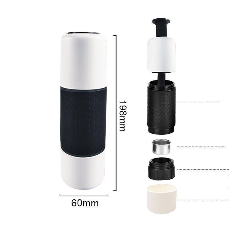 Manual Coffee Maker Machine Hand Pressure Portable Capsules Coffee Machine - Grand Goldman