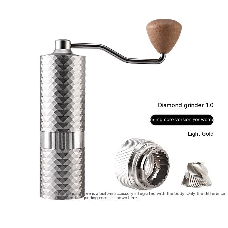 Manual Grinding Machine Diamond Coffee Bean Grinder - Grand Goldman