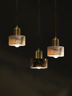 Marble Chandelier At The Bedside Of Bedroom - Grand Goldman