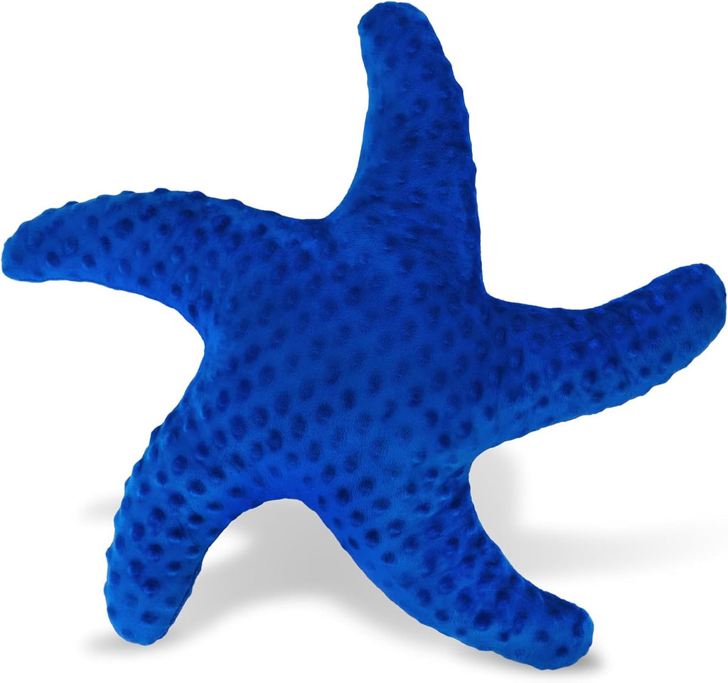 Marble Empire White Starfish Pillow Beach Themed Decorative Throw Pillows Soft Ocean Bedding Coastal Decor for Home Cute Star Shaped Stuffed Animal Plush for Small Couch Bed Bedroom Living Room - Grand Goldman