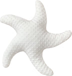 Marble Empire White Starfish Pillow Beach Themed Decorative Throw Pillows Soft Ocean Bedding Coastal Decor for Home Cute Star Shaped Stuffed Animal Plush for Small Couch Bed Bedroom Living Room - Grand Goldman