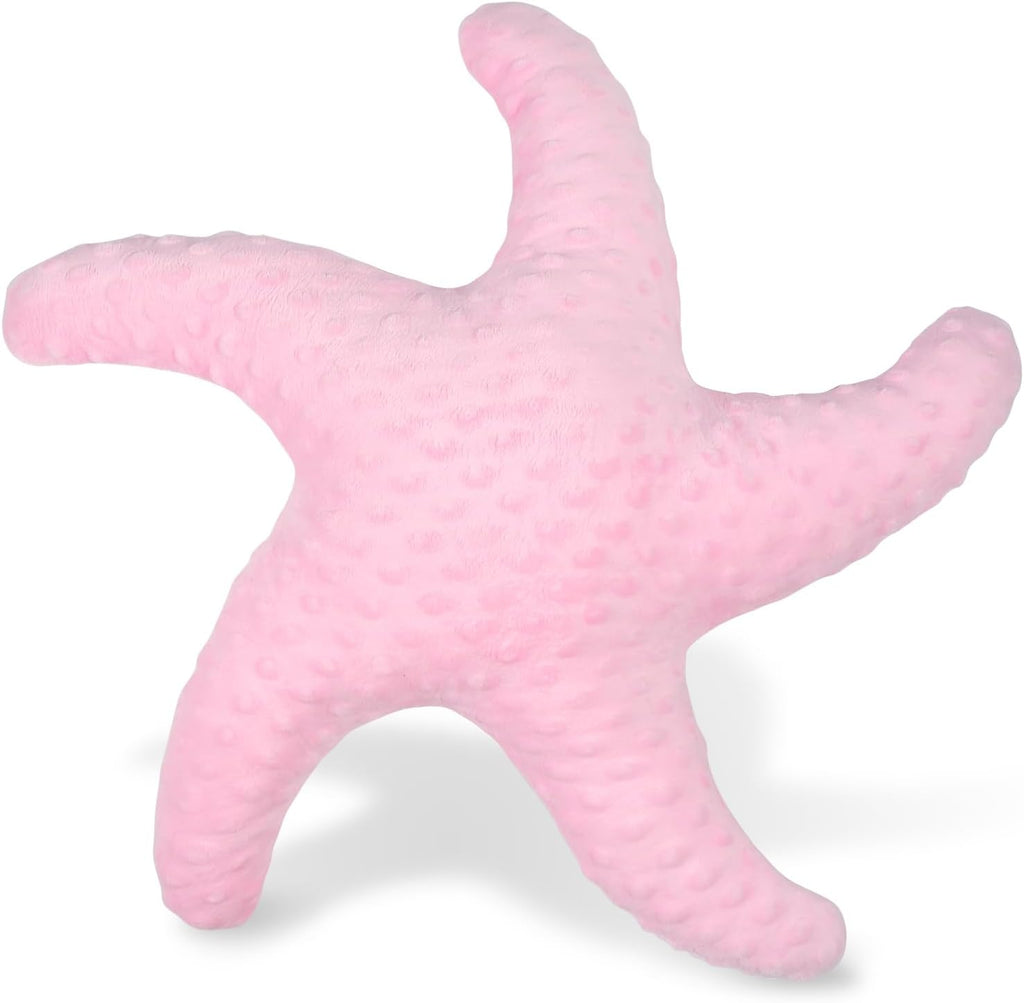 Marble Empire White Starfish Pillow Beach Themed Decorative Throw Pillows Soft Ocean Bedding Coastal Decor for Home Cute Star Shaped Stuffed Animal Plush for Small Couch Bed Bedroom Living Room - Grand Goldman