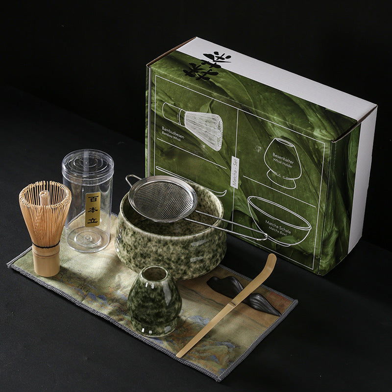 Matcha Bowl Japanese Matcha Tea Set Matcha Brush - Grand Goldman