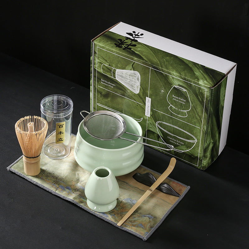 Matcha Bowl Japanese Matcha Tea Set Matcha Brush - Grand Goldman