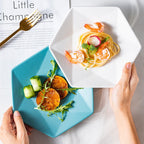 Matte Creative Ceramic Plate Western Dinner Plate - Grand Goldman