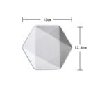 Matte Creative Ceramic Plate Western Dinner Plate - Grand Goldman