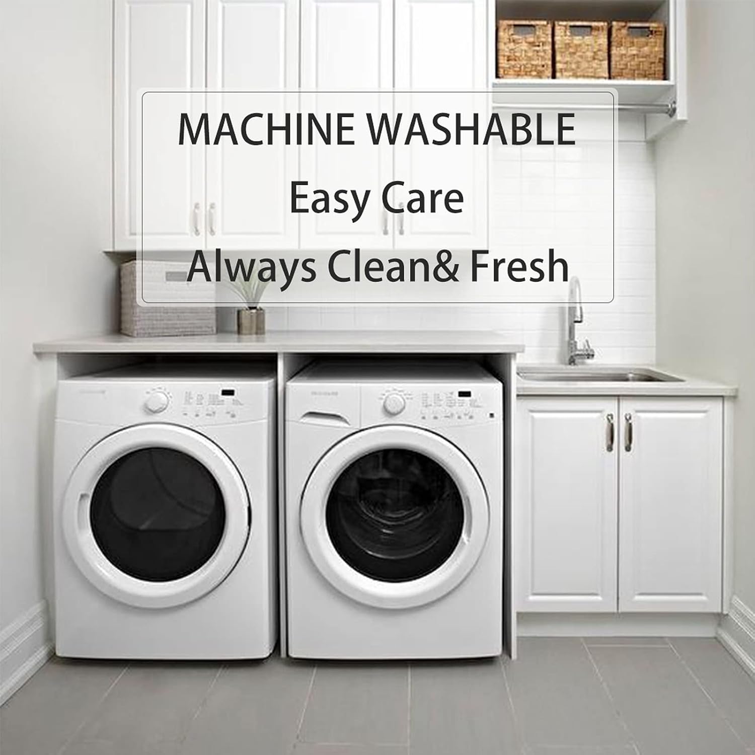 Mattress Topper Queen for Back Pain, Extra Thick Mattress Pad Cover, Plush Pillow Top, Deep Elastic Pocket, White - Grand Goldman