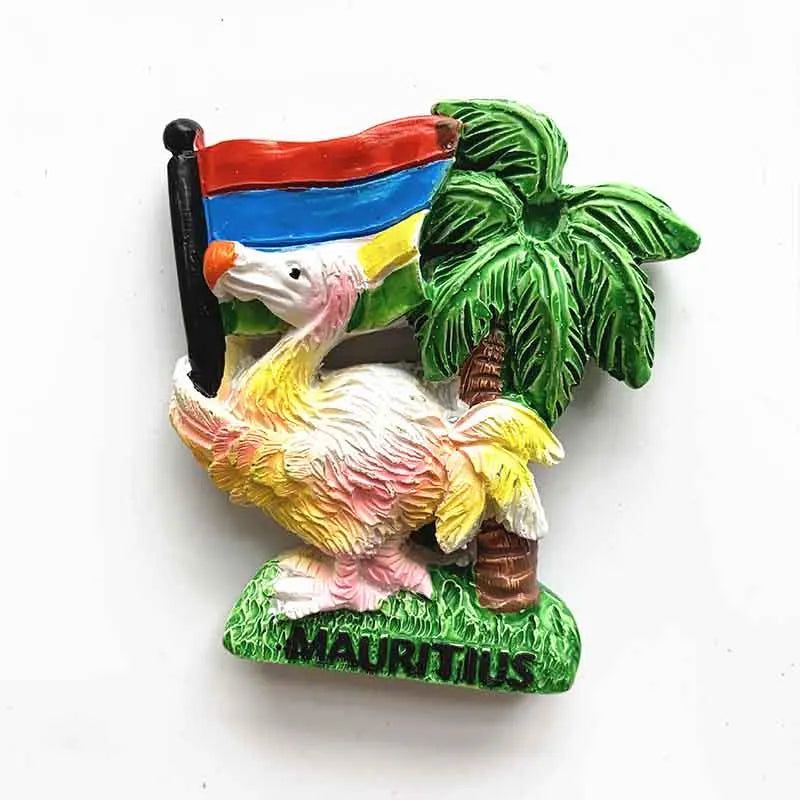 Mauritius Tourism Souvenir Fridge Magnets Raphus Sute Cucullatus Dodo Magnetic Stickers Decoration Wall Decoration Travel Gifts - Grand Goldman