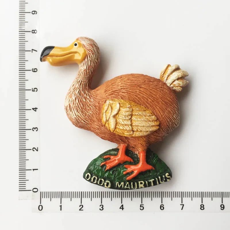 Mauritius Tourism Souvenir Fridge Magnets Raphus Sute Cucullatus Dodo Magnetic Stickers Decoration Wall Decoration Travel Gifts - Grand Goldman