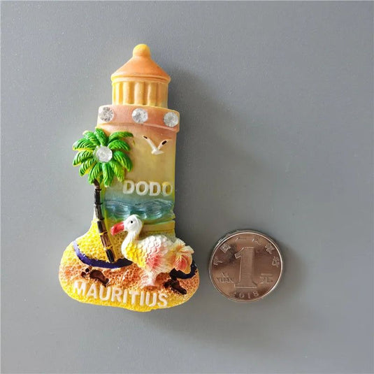 Mauritius Tourism Souvenir Fridge Magnets Raphus Sute Cucullatus Dodo Magnetic Stickers Decoration Wall Decoration Travel Gifts - Grand Goldman