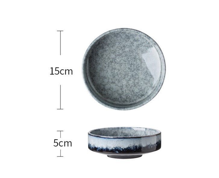 Medieval Japanese Ceramic Dishes Set Household Tableware - Grand Goldman