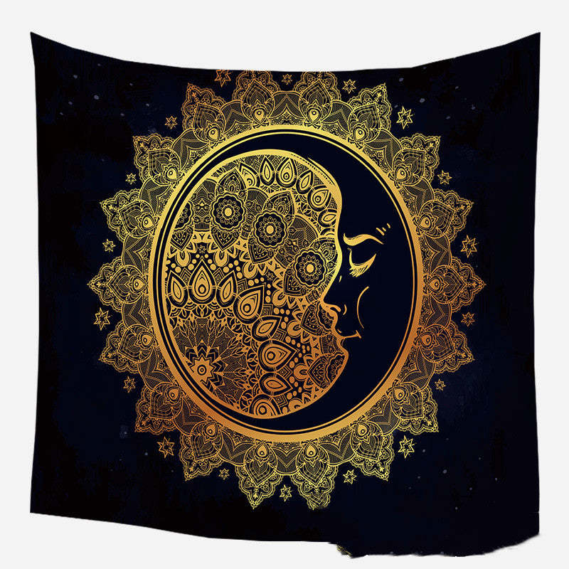 Medieval Tapestry Vintage Ornament Hanging Cloth - Grand Goldman