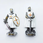 Mediterranean Cyprus Silver Sword Warrior Fridge Magnet  Creative Tourism Decorative Crafts Magnetic Refrigerator Stickers - Grand Goldman