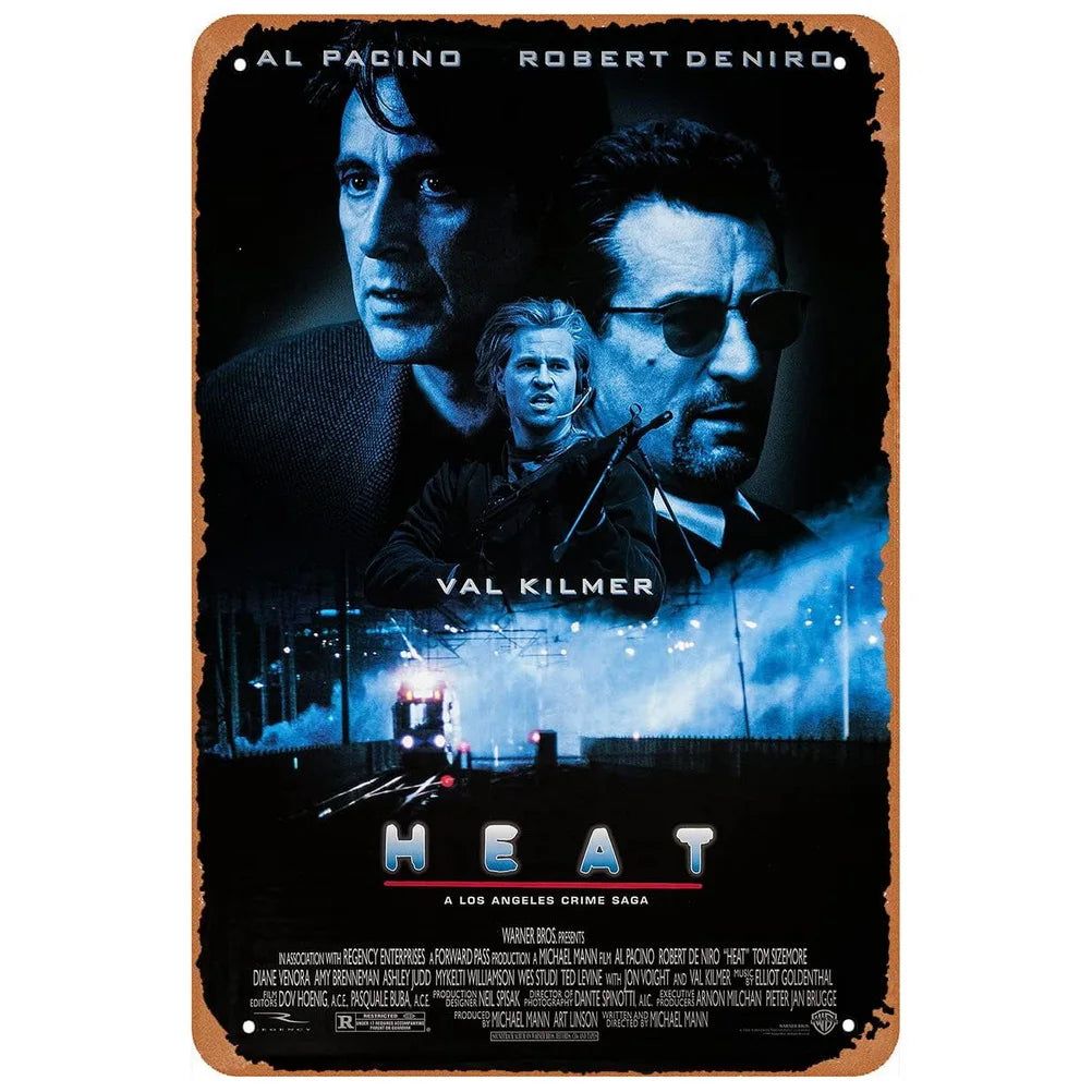 Metal Tin Signs Die Hard Dawn of the Dead Movie Posters Plate Wall Decor for Home Film Bars Man Cave Cafe Clubs Garage Retro - Grand Goldman