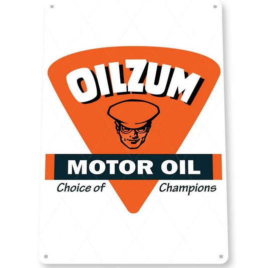 Metal Tin Signs Vintage Camel Gulf Oilzum Gas Oil Posters Plate Wall Decor for Home Bars Garage Cafe Clubs Retro Poster Plaque - Grand Goldman