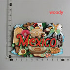 Mexico CANCUN Tourist Souvenirs Fridge Magnets Margaritaville Chichen Itza Magnetic Refrigerator Stickers Home Decoration Gifts - Grand Goldman