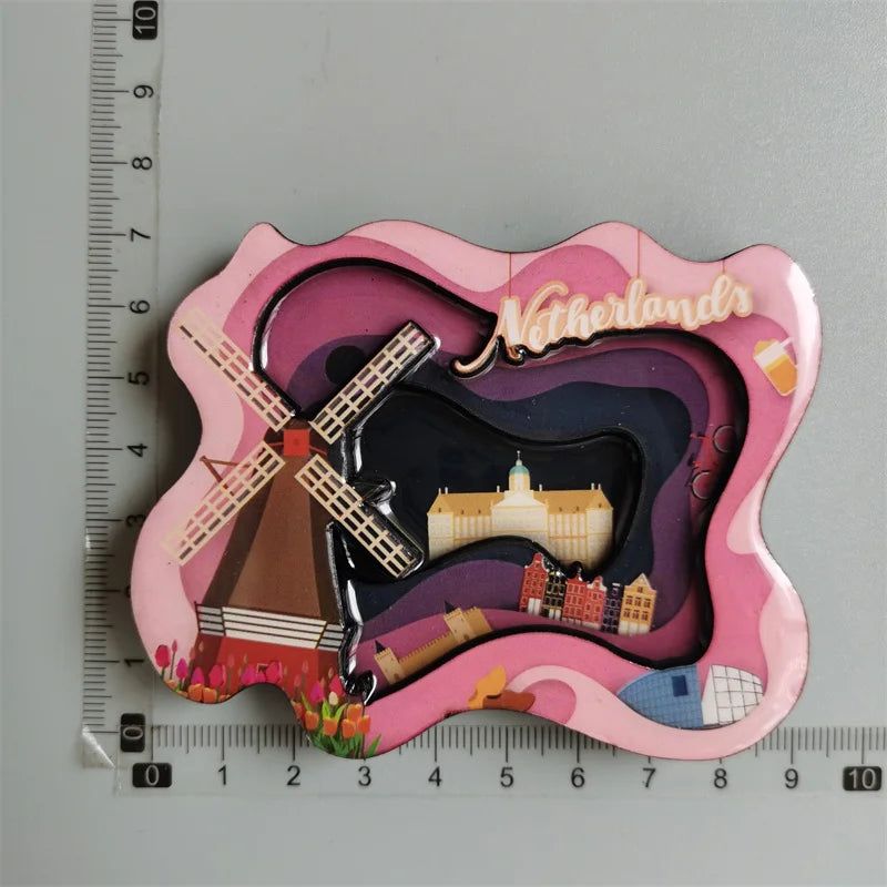 Mexico Cuba Philippines Miami Puerto Rico Sri Lanka Malaysia Mauritius London Bus Travel Souvenir Magnetic Wood Fridge Sticker - Grand Goldman