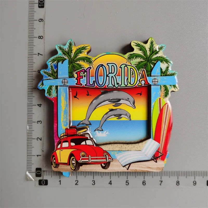 Mexico Cuba Philippines Miami Puerto Rico Sri Lanka Malaysia Mauritius London Bus Travel Souvenir Magnetic Wood Fridge Sticker - Grand Goldman