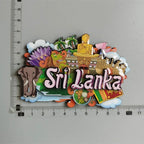 Mexico Cuba Philippines Miami Puerto Rico Sri Lanka Malaysia Mauritius London Bus Travel Souvenir Magnetic Wood Fridge Sticker - Grand Goldman