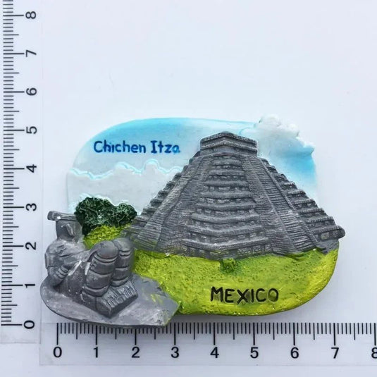 Mexico CANCUN Tourist Souvenirs Fridge Magnets Margaritaville Chichen Itza Magnetic Refrigerator Stickers Home Decoration Gifts - Grand Goldman
