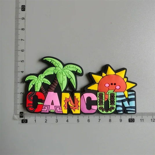 Mexico CANCUN Tourist Souvenirs Fridge Magnets Margaritaville Chichen Itza Magnetic Refrigerator Stickers Home Decoration Gifts - Grand Goldman