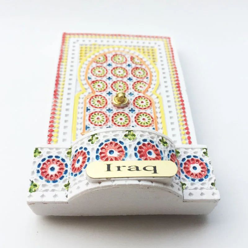 Middle East Tourist Souvenir Iraq Iran Fridge Magnets Tourism Memorial Decorative Crafts Magnetic Refrigerator Sticker Gift Idea - Grand Goldman