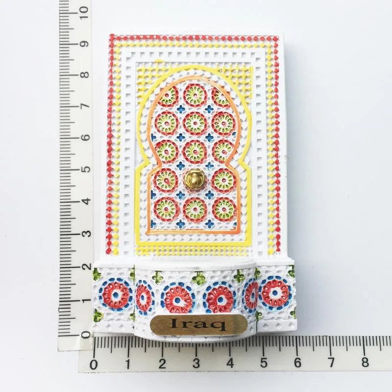 Middle East Tourist Souvenir Iraq Iran Fridge Magnets Tourism Memorial Decorative Crafts Magnetic Refrigerator Sticker Gift Idea - Grand Goldman