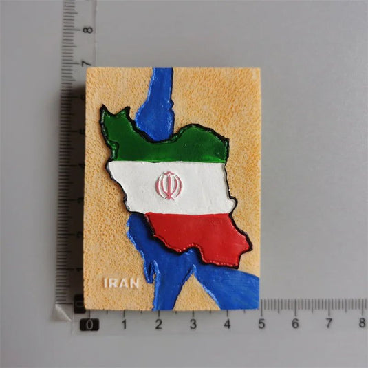 Middle East Tourist Souvenir Iraq Iran Fridge Magnets Tourism Memorial Decorative Crafts Magnetic Refrigerator Sticker Gift Idea - Grand Goldman