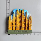Milan Fridge Magnets Italy Landmark Tourism Memorial Decorative Crafts Turtles Bus Bike Magnet Fridge Magnets Home Decoration - Grand Goldman