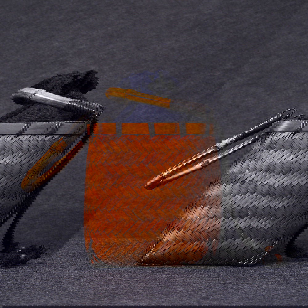 Mini BentoBag Japanese Woven Bamboo Basket - Grand Goldman