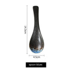 Minimalist Japanese Style Ceramic Household Small Spoon - Grand Goldman
