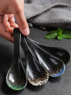 Minimalist Japanese Style Ceramic Household Small Spoon - Grand Goldman